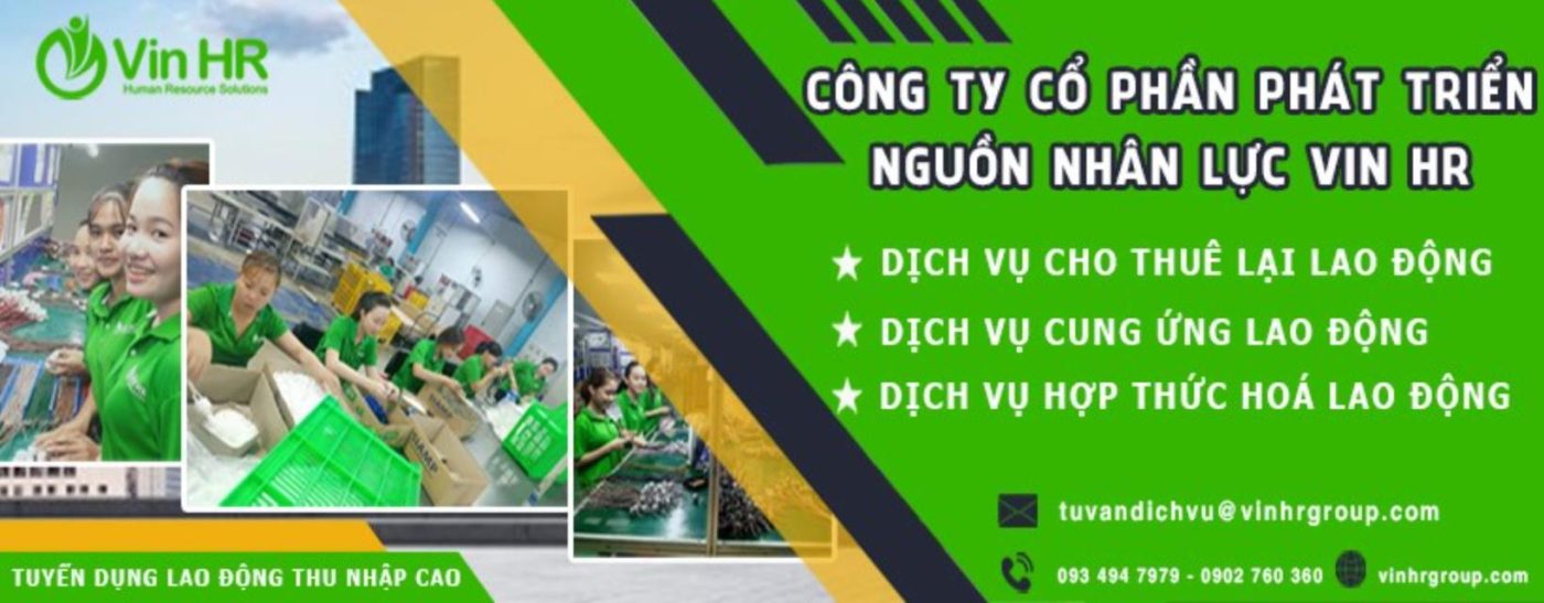Công ty cung ứng lao động Đắk Lắk Vin HR