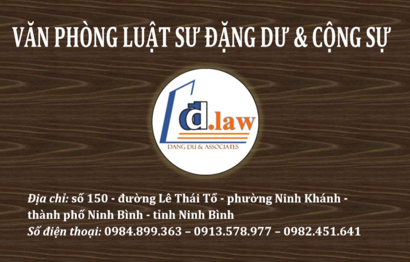 Văn phòng luật Đặng Dư và Cộng sự