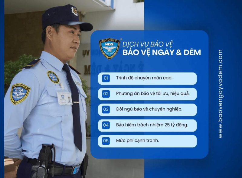Công Ty TNHH Dịch Vụ Bảo Vệ Ngày & Đêm