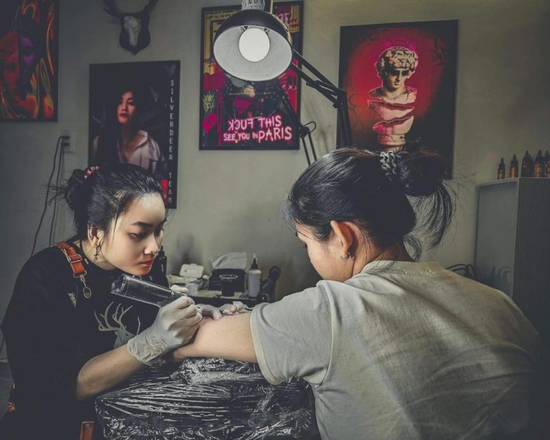 Spiky Tattoo Ink