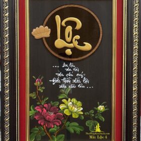 Tranh thư pháp chữ Lộc