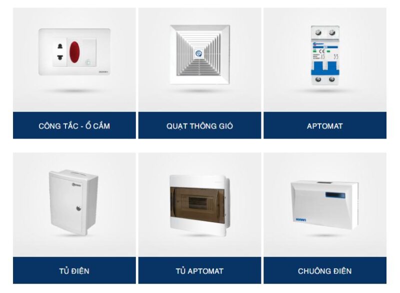 Hãng thiết bị điện dân dụng Roman