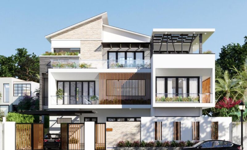 Biệt thự tứ lập