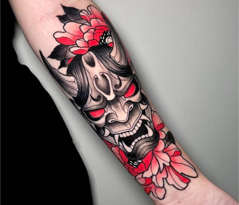 Hình xăm quỷ độc đáo, đậm chất Nhật cổ