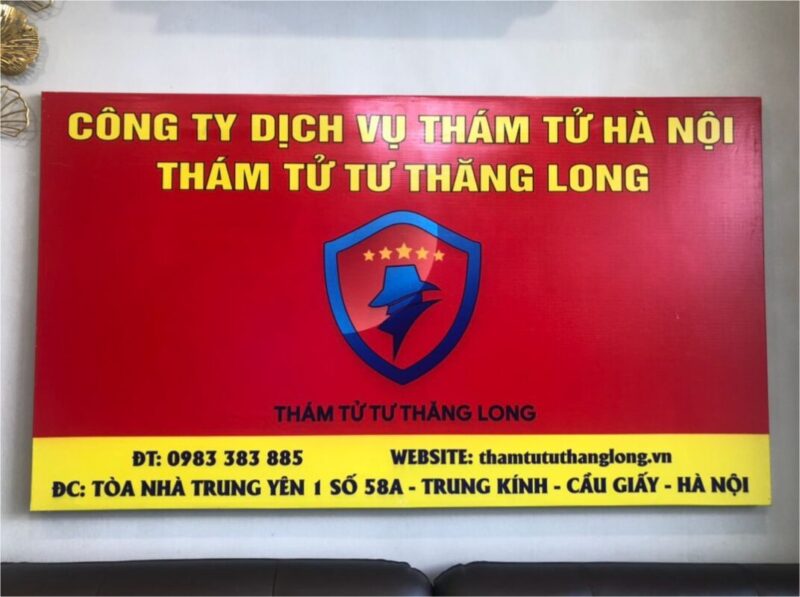 Công ty dịch vụ thám tử Thăng Long