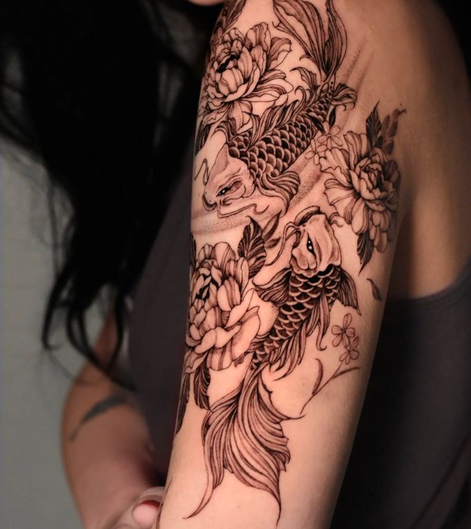 Hình xăm vừa mạnh mẽ vừa mềm mại, phù hợp cho cả nam và nữ