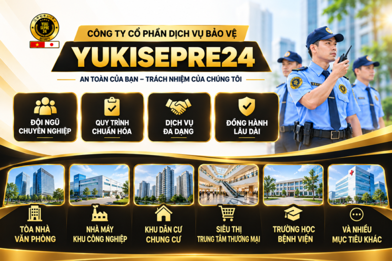 Giới thiệu về Công ty Bảo vệ YukiSepre24