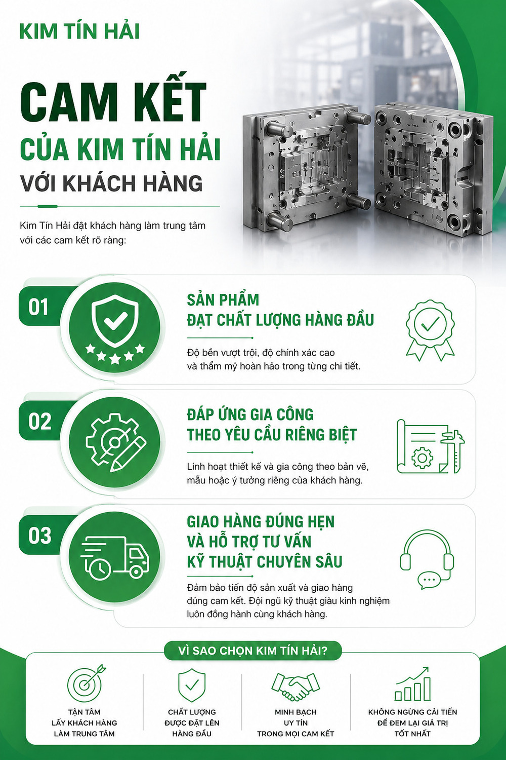 Cam kết chất lượng dịch vụ của Kim Tín Hải