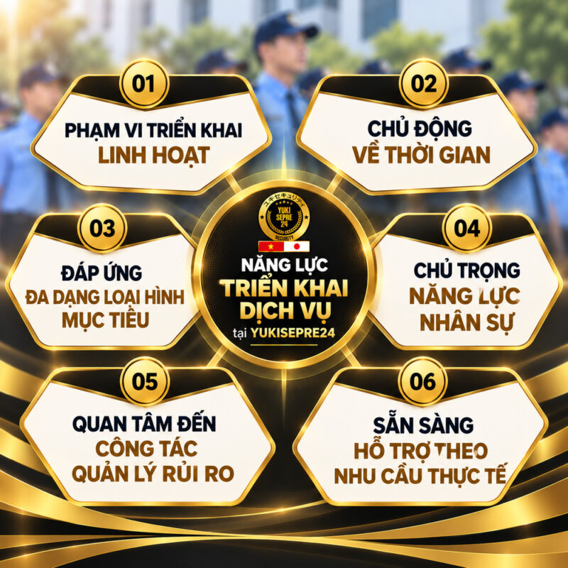 Năng lực triển khai dịch vụ tại Yukisepre24